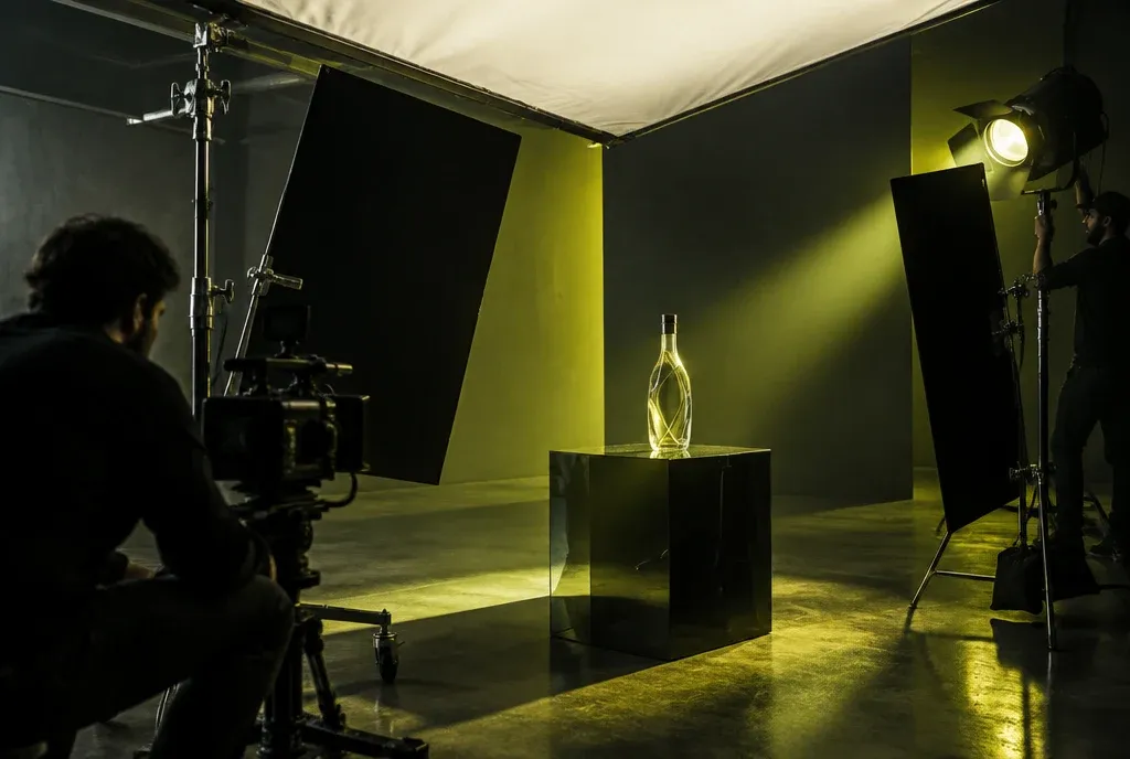 Concept visualization of lighting & art direction for a professional film production.
